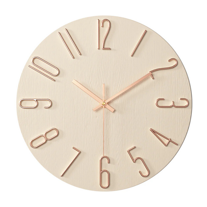 BowLift | Modern Wall Clock Black | Timeless Wall Decoration 30 cm