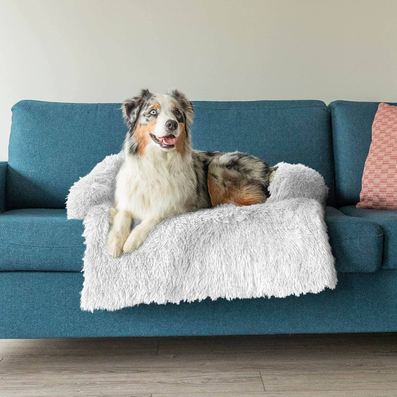 BowLift | Water Repellent Dog Bed Protection with Soft Vegan Fur – Non-slip, Comfortable, Suitable for All Dog Sizes
