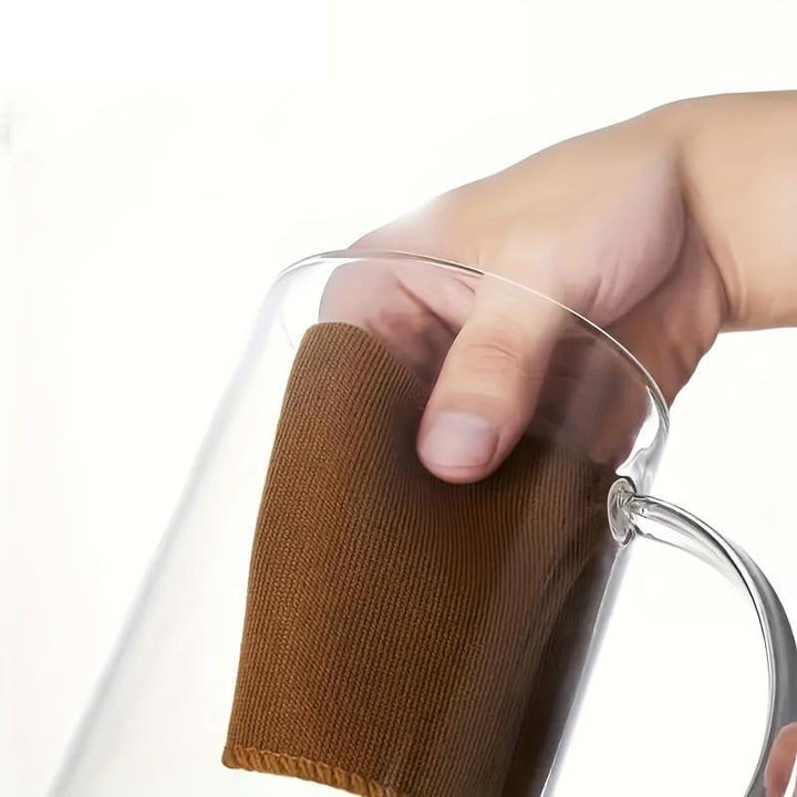 BowLift | Large Glass Cup withLid & Straw