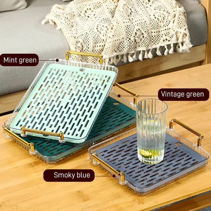 Light Luxury Draining Tea Tray | Bowlift