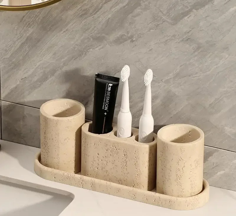 AureliaStone Luxury Bath Set made of limestone Bowlift