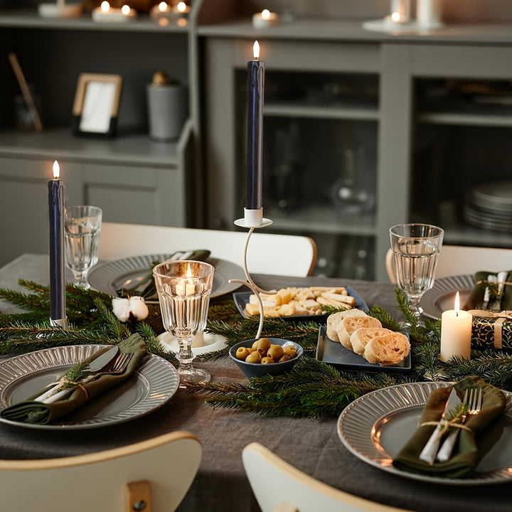 FlickerGlow - Realistic Flame-free LED Candles with Remote Control Bowlift
