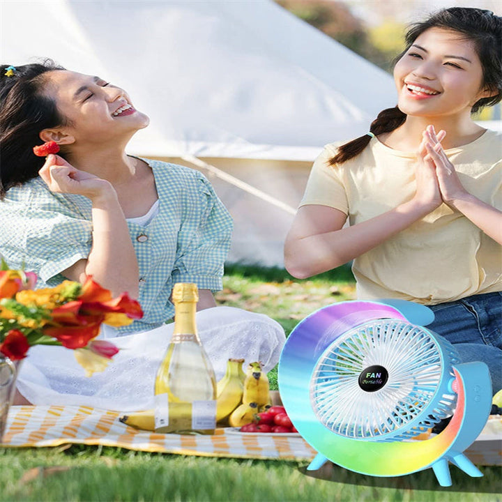 USB-Charging Night Light Mini Fan | Bowlift