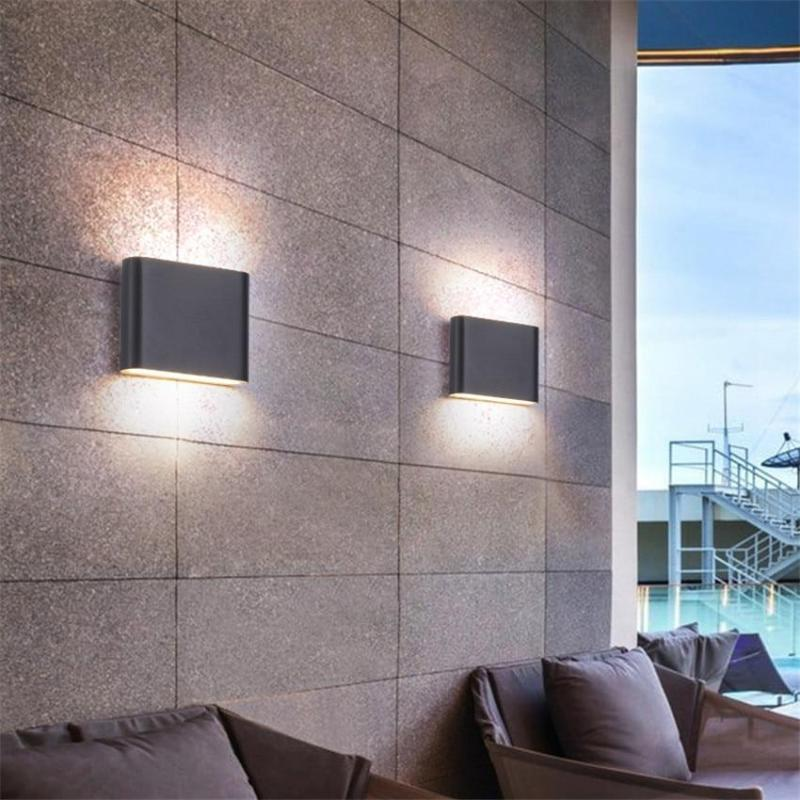 BowLift | Modern LED Outdoor Wall Light – Waterproof, Rectangular