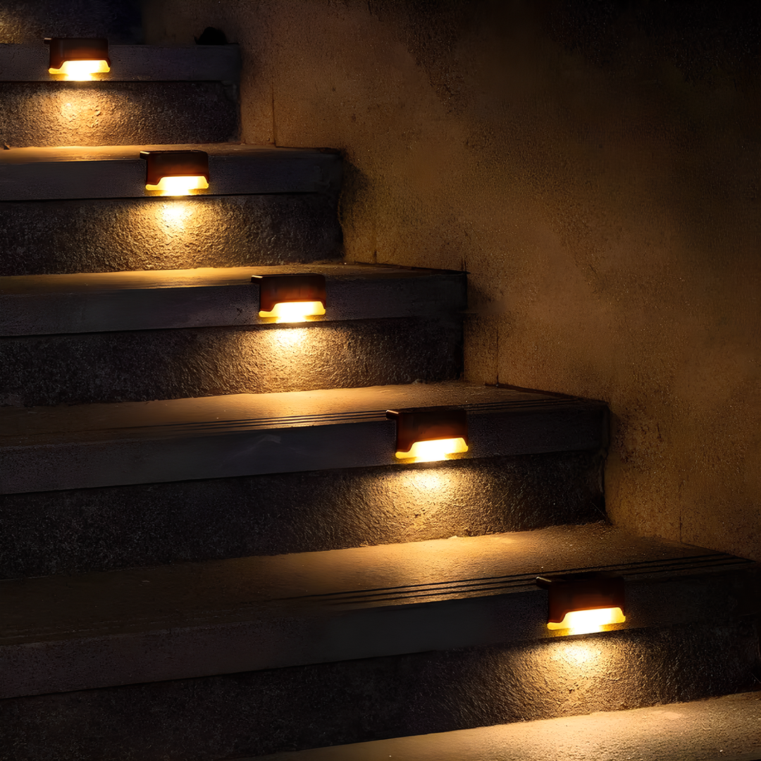 Solar-Powered Stair Lighting - SoliStep | Bowlift