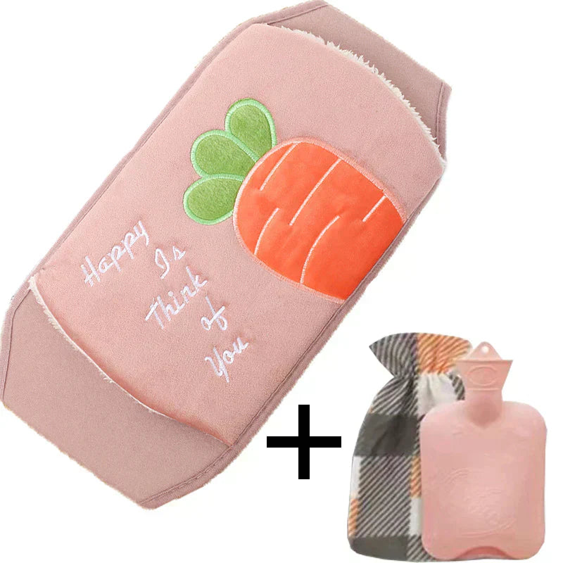 BowLift | WarmCush – Reusable Plush Hot Water Bottle with Hip Cushion