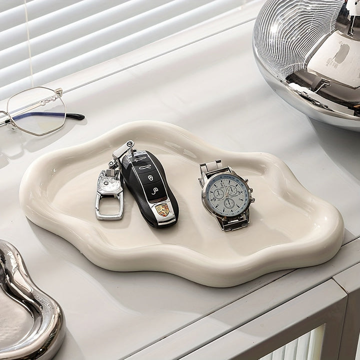 CloudDish - Elegant Cloud-Shaped Jewelry Organizer Bowlift