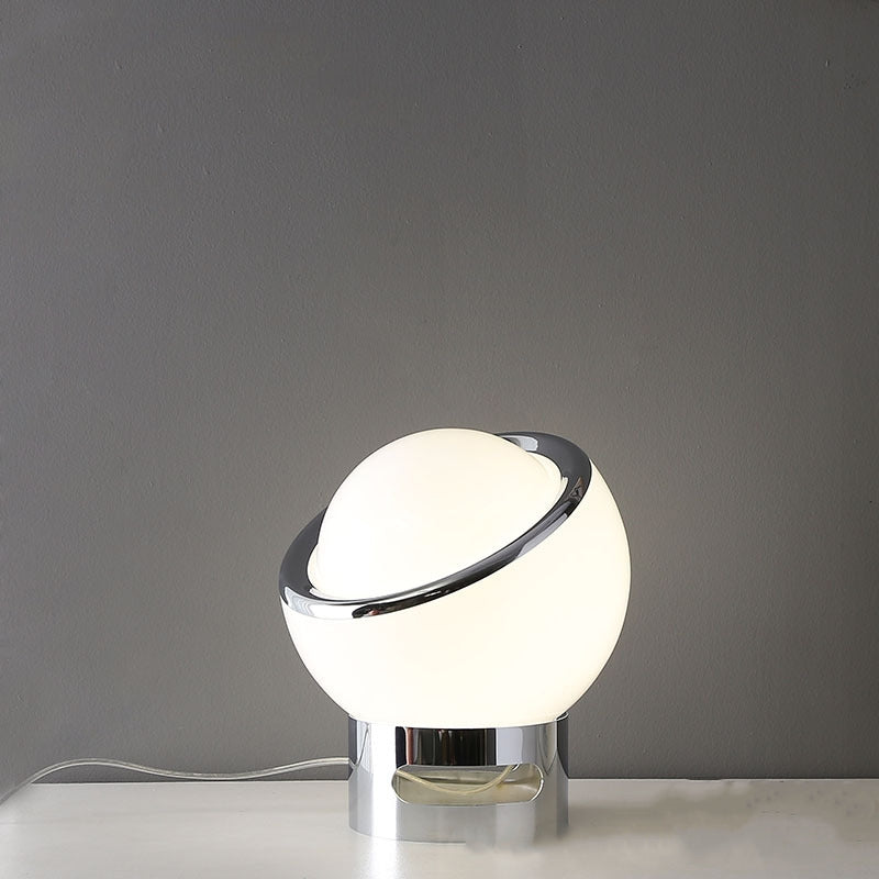 BowLift | Elegant Bauhaus Table Lamp made of Opal Glass