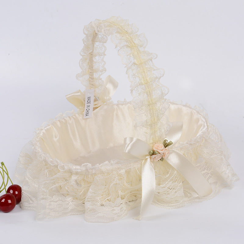 Decorative Lace Basket Bowlift