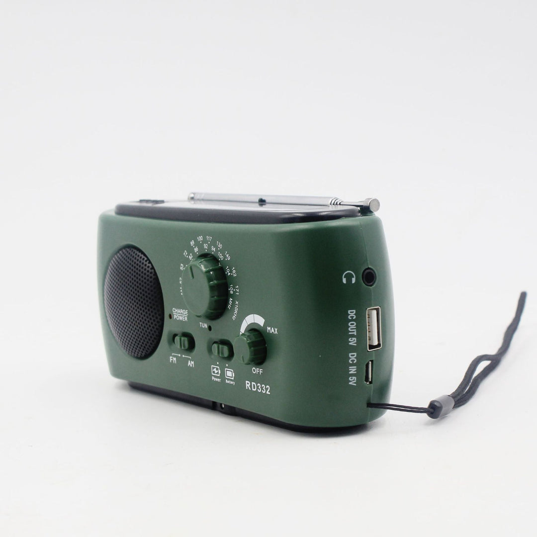BowLift | Portable Emergency Radio with AM/FM/NOAA, USB Charger, LED Flashlight, Waterproof for Camping and Outdoor Activities