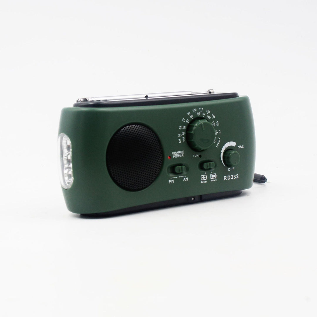 BowLift | Portable Emergency Radio with AM/FM/NOAA, USB Charger, LED Flashlight, Waterproof for Camping and Outdoor Activities
