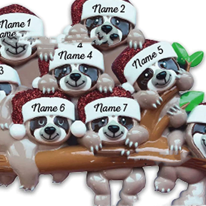 BowLift | Acrylic Personalized Family Christmas Ornament w.Koala Bears; One for each family member