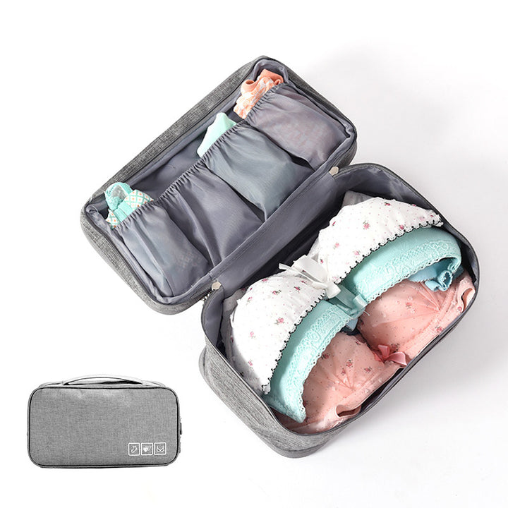 Multi-Compartment Travel Storage Pouch Bowlift