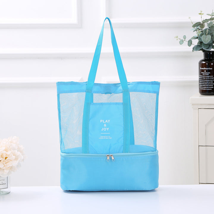 Mesh Beach Tote Bag Bowlift