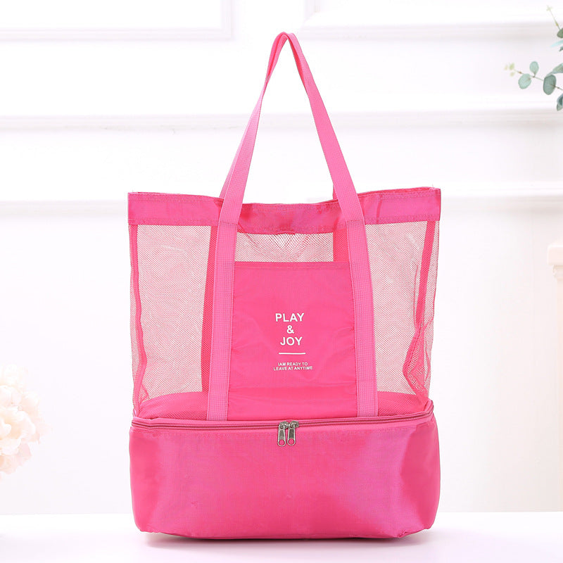 Mesh Beach Tote Bag Bowlift