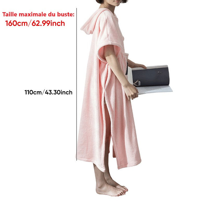 Terry bathrobe made of soft cotton fabric Girly | Bowlift