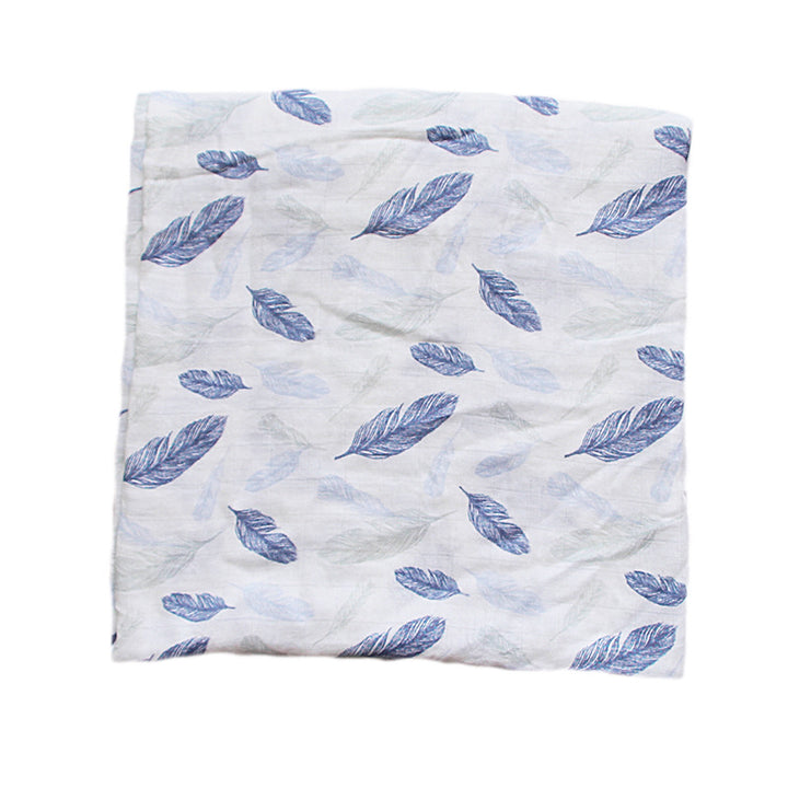 Organic Cotton Dinosaur Print Muslin Swaddle Bowlift
