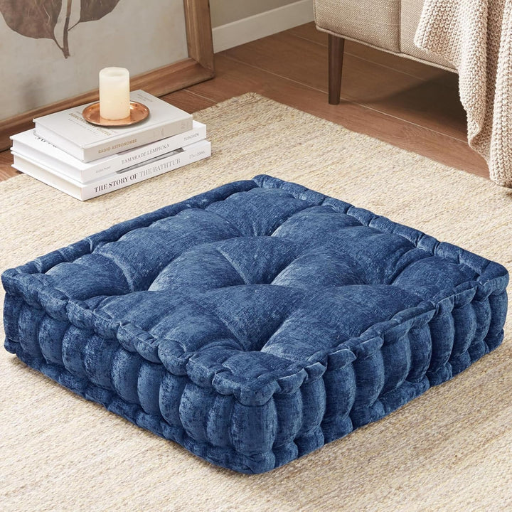 ZenComfort - Luxe Chenille Meditatiekussen voor de Vloer Bowlift