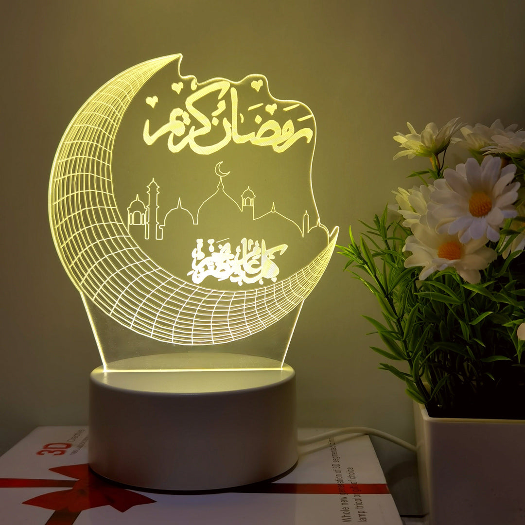 MoonPalace - 3D Color Night Lamp Touch Bowlift