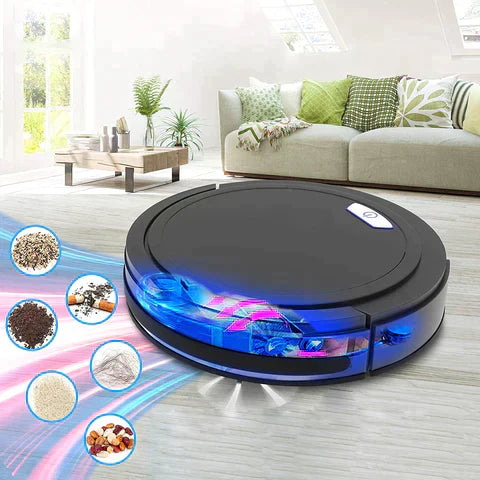 BowLift | Cleanoro S6 Robot Vacuum Cleaner | Compact & Intelligent | For Pet Hair, Hard Floors & Carpets | 2h Runtime