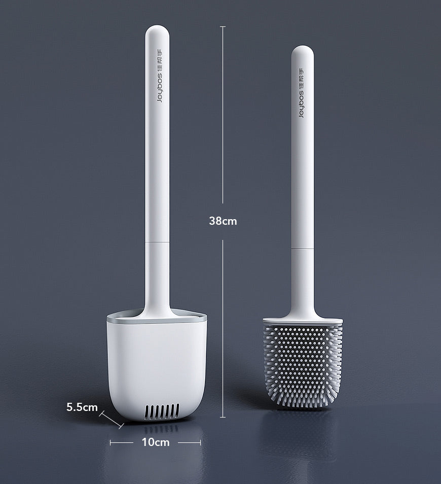 SiliClean – Antibacterial Wall Toilet Brush with Silicone Bowlift