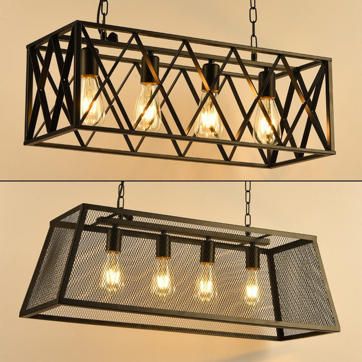 Industrial Geometric Pendant Light