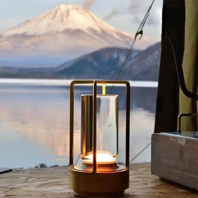 BowLift | Klara Crystal Table Lamp with Touch Panel and USB Connection