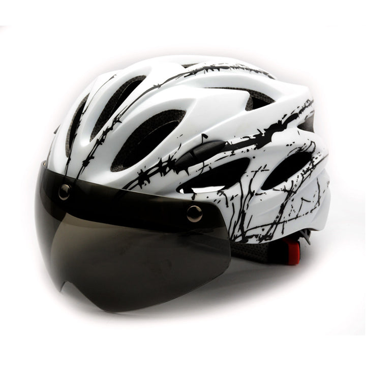 Cycling Helmet with Detachable Visor Bowlift