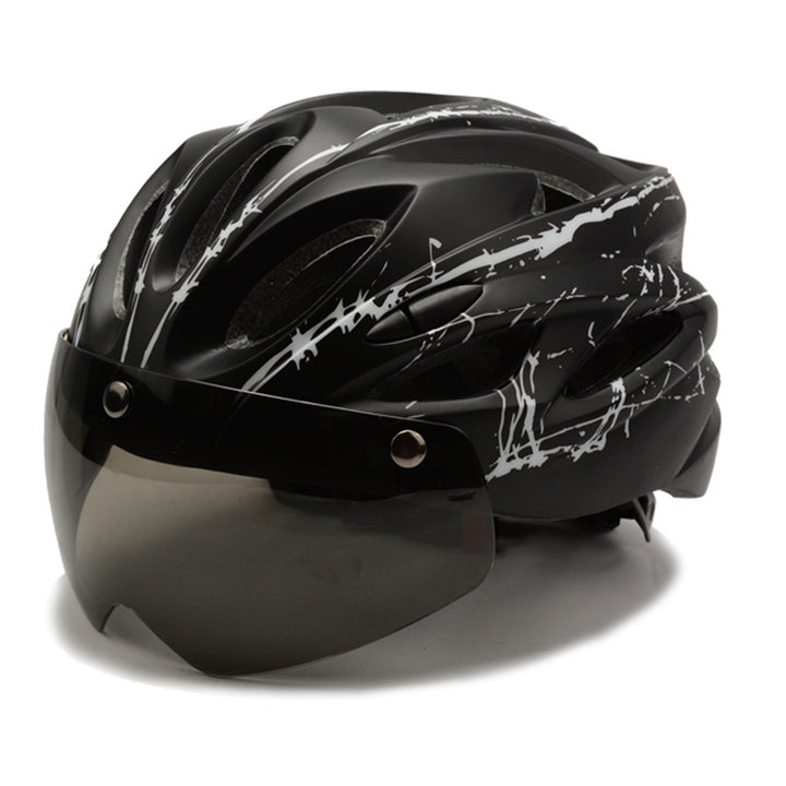 Cycling Helmet with Detachable Visor Bowlift