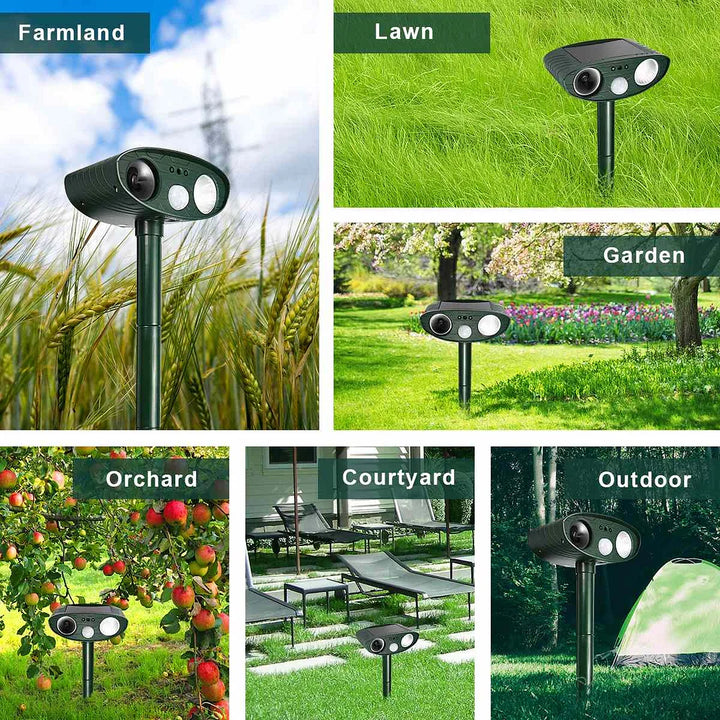BowLift | Solar-Powered Ultrasonic Deer Repeller - Effective Deer Deterrent for Gardens & Yards in 48 Hours