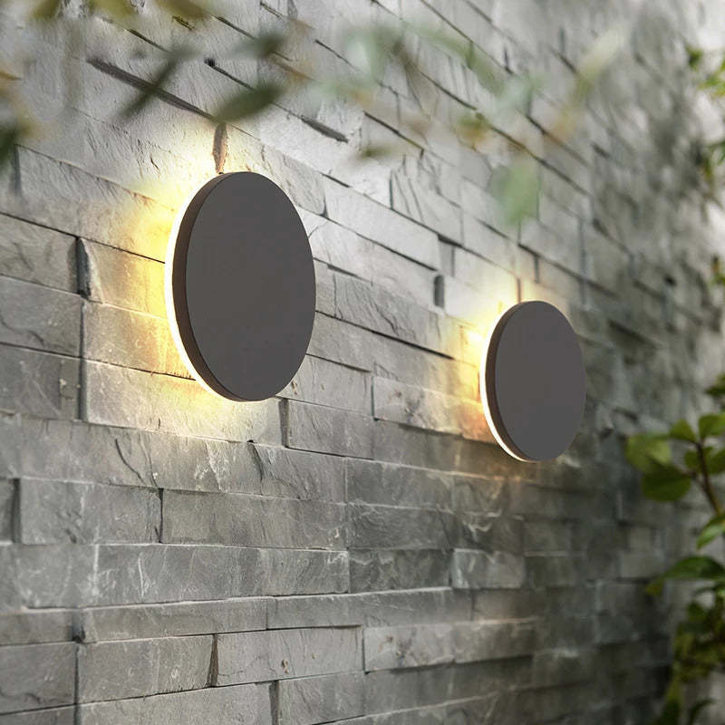 BowLift | Modern LED Wall Light Outdoor – Round Design