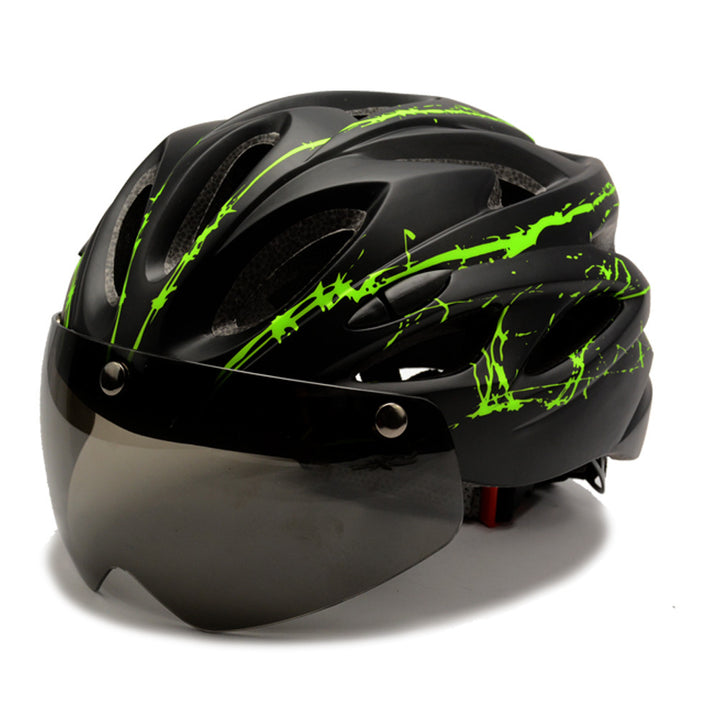 Cycling Helmet with Detachable Visor Bowlift