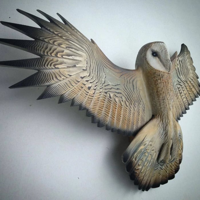 BowLift | Wooden Wall Decoration – Owl “Majestic”