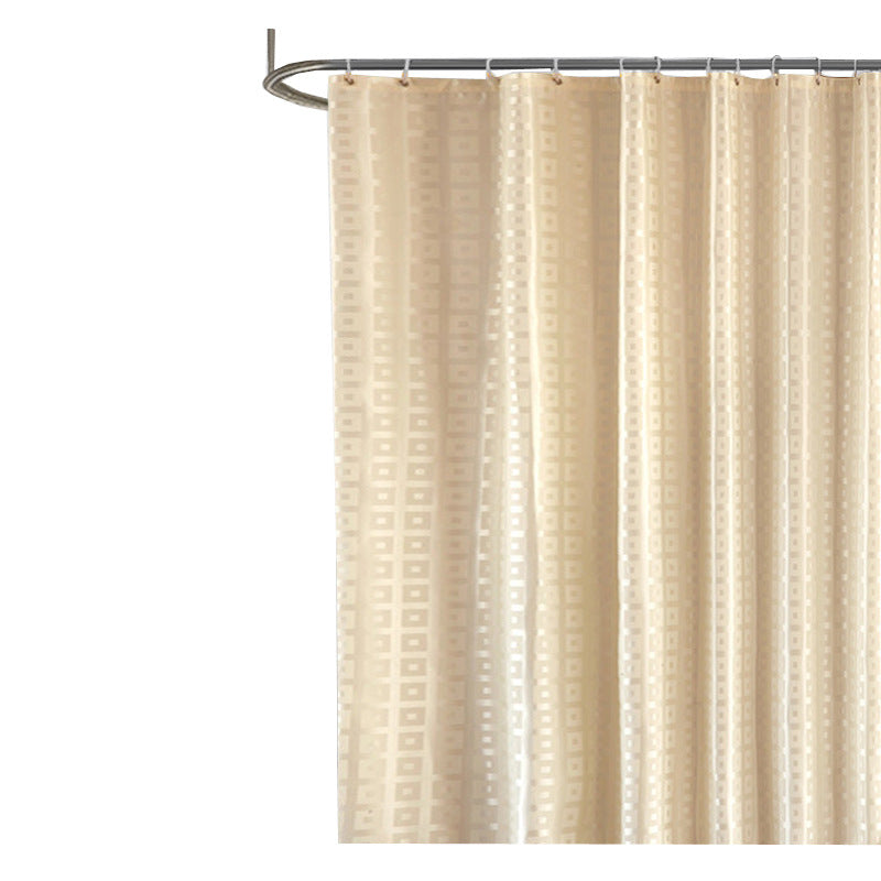 Women's Modern Geometric Shower Curtain Bowlift