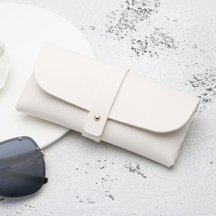 Soft Leatherette Sunglasses Roll-Up Pouch Bowlift