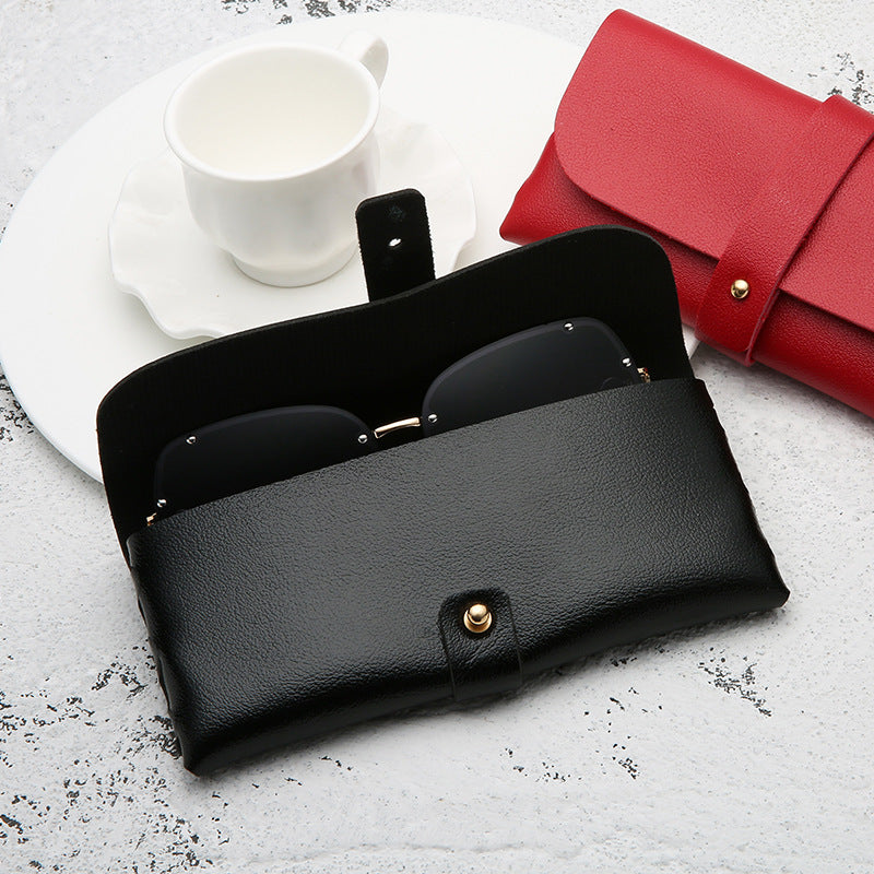 Soft Leatherette Sunglasses Roll-Up Pouch Bowlift