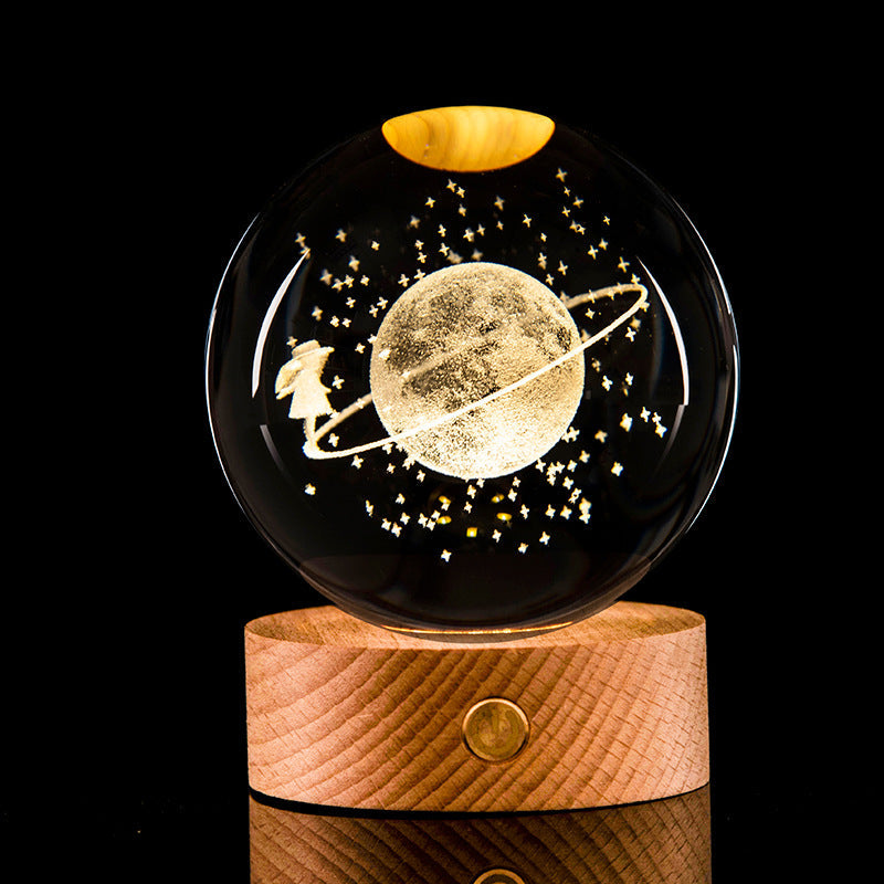 Galaxy Crystal Ball Lamp | Bowlift