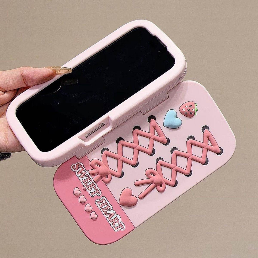 BerryGuard Silicone Mirror Case — All-round safe protection with a stylish mirror for carefree elegance | Bowlift