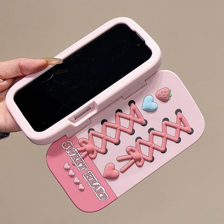 BerryGuard Silicone Mirror Case — All-round safe protection with a stylish mirror for carefree elegance | Bowlift