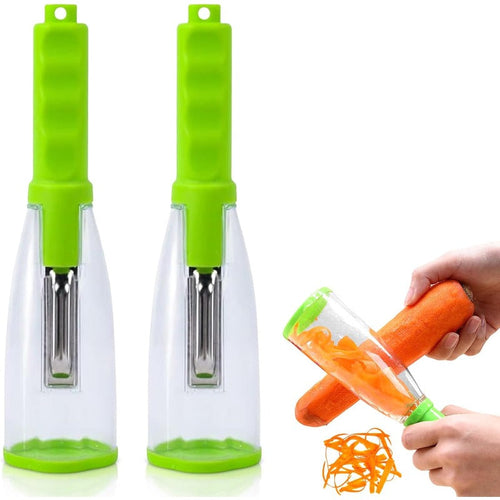 Vegetable Peeler with Container Bowlift