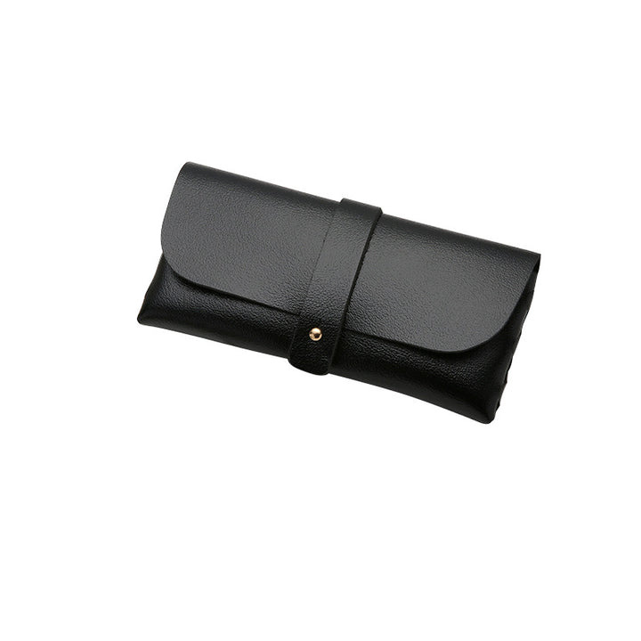 Soft Leatherette Sunglasses Roll-Up Pouch Bowlift