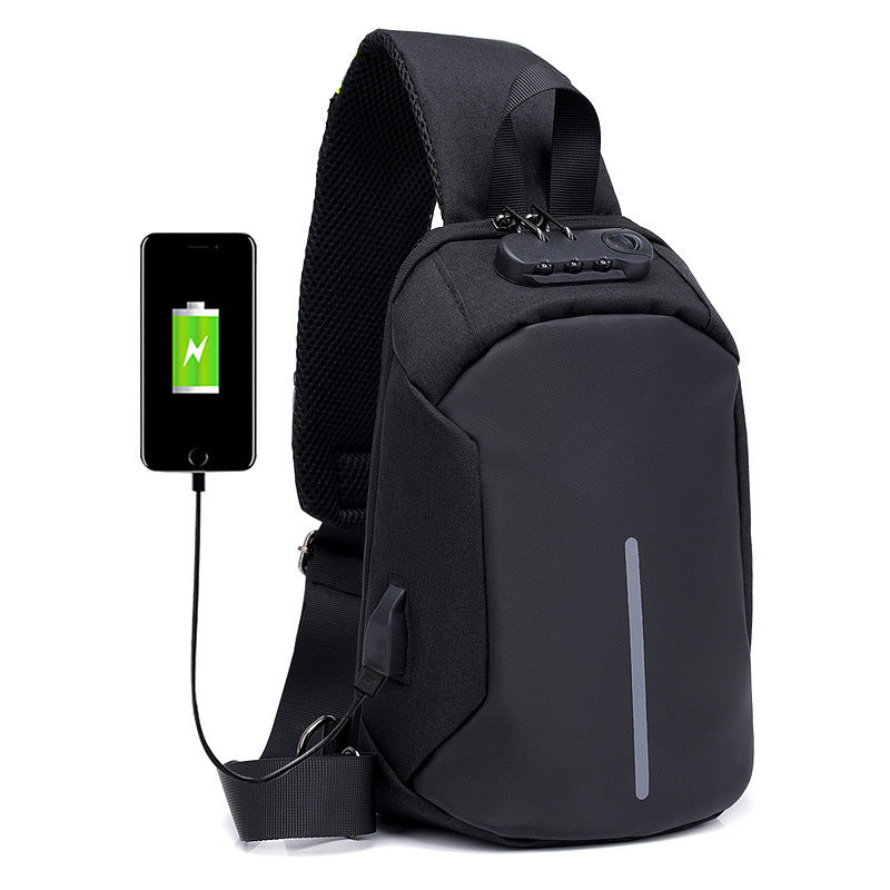 Anti-Theft Sling Backpack with USB Charging Port Bowlift