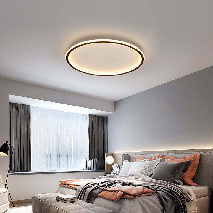 LunaNova - Modern LED Ceiling Light Metal/Acrylic for Living and Bedroom, Bowliftack/White Design | Bowlift