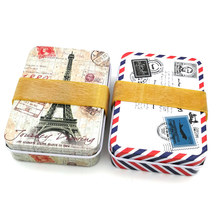 portable travel palo santo ritual kit with metal airmail tin and fire starter Bowlift