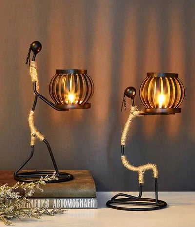 Retro Elegant Candle Holder for Interior Bowlift