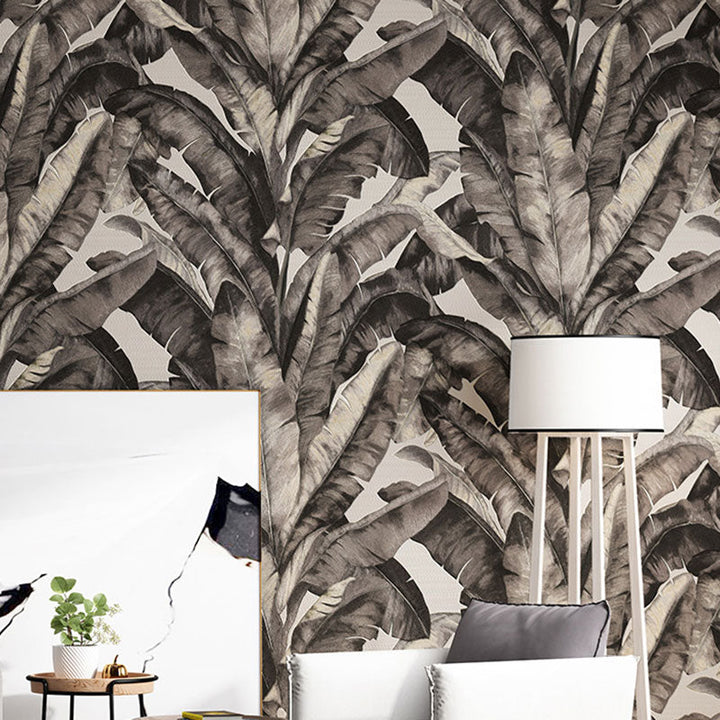 BowLift | Tropical Banana Leaf Wall Covering for Accent Wall Contemporary Wallpaper, 33'