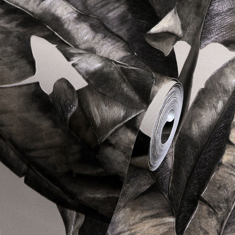 BowLift | Tropical Banana Leaf Wall Covering for Accent Wall Contemporary Wallpaper, 33'