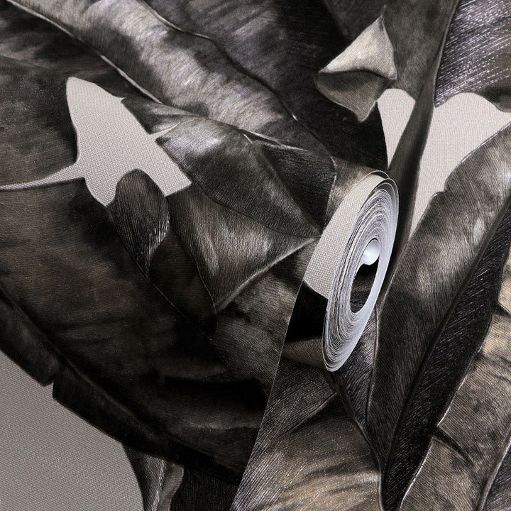 BowLift | Tropical Banana Leaf Wall Covering for Accent Wall Contemporary Wallpaper, 33'