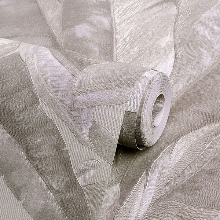 BowLift | Tropical Banana Leaf Wall Covering for Accent Wall Contemporary Wallpaper, 33'