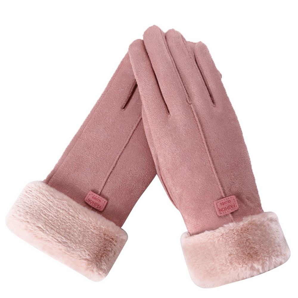 Warm Waterproof Winter Gloves with Touch-Screen Compatibility